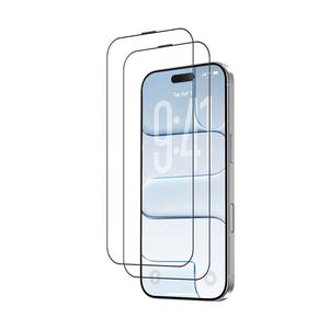 ฟิล์มกันรอยกระจกนิรภัยแบบใสพิมพ์ลายไหม 2.5D พรีเมียม สำหรับ iPhone 16 17 Air Pro Max บางเฉียบ ผลิตตามสั่งจากโรงงาน - Product Image 1