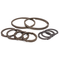 Joint hydraulique PTFE+Bronze KZT 125X117X6, roulement de guidage, joints d'huile KZT pour excavatrice