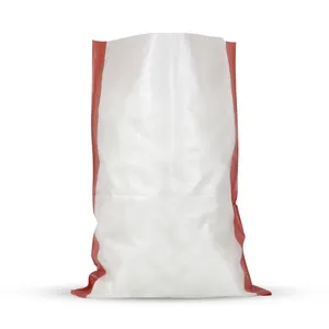 100% diretta in fabbrica sacchi colorati vergini 25kg 50kg 100kg sacchetto di riso in polipropilene laminato Pp tessuto