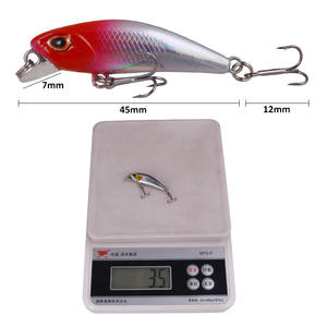 เหยื่อปลอม XY-286 รุ่นมินโนว์ ขนาด 4.5 ซม. น้ำหนัก 3.5 กรัม แบบจม สำหรับตกปลาแบส เหยื่อตกปลาแบบตีล่าง ชุด 6 สี - Product Image 2