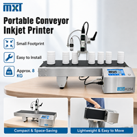 Machine de codage jet d'encre tout-en-un haute efficacité avec bande transporteuse à vitesse réglable pour le marquage de dates, codes QR et codes-barres sur œufs flexibles