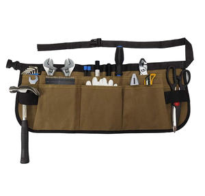 Delantal de Trabajo Profesional Resistente, Sin Mangas, de Tela No Tejida de Algodón, para Jardín y Hogar, con 13 Bolsillos y Cintura Totalmente Ajustable - Product Image 1