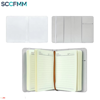 Carnet de notes SCCFMM en similicuir rechargeable avec noyau intérieur pour impression par sublimation et transfert thermique
