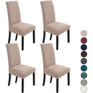 Jacquard Stretch Washable Durable Comfortable Office Chair <b>Slipcover</b> Spandex/Polyester 190gsm Fabric Dining Room Customizable - Product Image 1