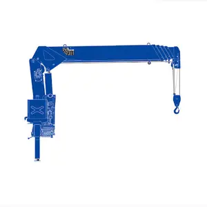 3.2ton 4Ton,5Ton,6.3T,8Ton 10Ton 12 16 Ton Truck-mounted Straight Telescopic Arm Stiff Boom Crane for Truck