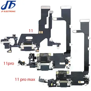 Charging Flex For Iphone 11 Pro Max Usb Charger Port Dock Connector With Mic Flex Cable Replacement