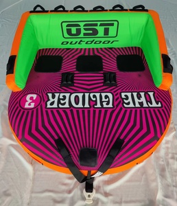 Tube remorquable <span class=keywords><strong>volant</strong></span> gonflable en PVC personnalisé OEM 3-Lounge Sea Ski <span class=keywords><strong>Jet</strong></span> Speed Boat Sports nautiques 3-Lounge Chair Boating - Product Image 6