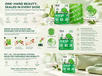 Emballage alimentaire et cosmétique en blister à rupture rapide, ouverture propre sans débris, thermoscellable, anti-fuite, pour shampoing automatisé