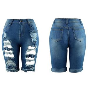 Short en Denim slim du Bangladesh pour femmes/filles, pantalon court et extensible pour mère, en Denim, tendance - Product Image 6