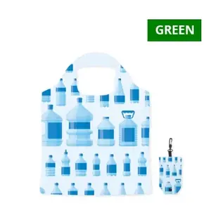 Borsa shopper pieghevole in RPET, merchandising sostenibile - Product Image 2