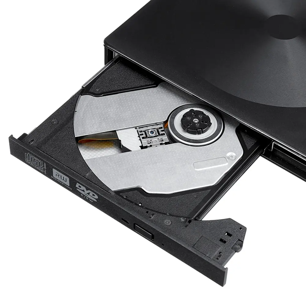 Unidad externa de cd dvd para ordenador portátil, usb 2,0, grabadora de escritor