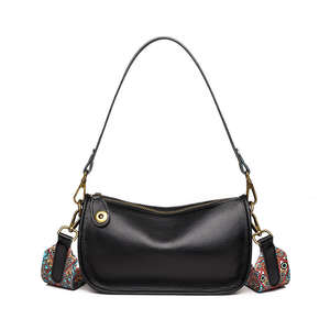 Vegetable Tanned <strong>Leather</strong> Women's Double Shoulders Crossbody Messenger <strong>Italy</strong> Style Small Bag - Product Image 5