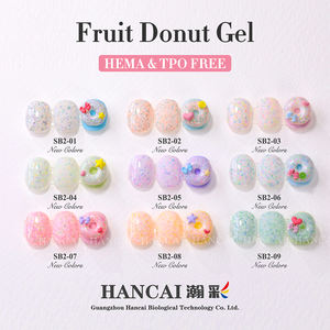 HEMA FREE Nieuwe Fruit-Donut Melkachtige <span class=keywords><strong>Gel</strong></span> <span class=keywords><strong>Polish</strong></span> Private Label Groothandel 1kg Bulk Nagellak <span class=keywords><strong>Gel</strong></span> Nagellak Aangepaste Logo voor Nagels - Product Image 5