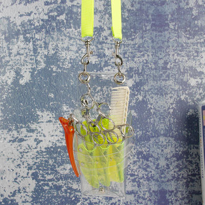 Sacs de ciseaux transparents verts