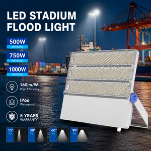 Faro <span class=keywords><strong>LED</strong></span> per Stadio 500-1000W 160lm/W, Illuminazione Esterna per Campi Sportivi con Certificazioni ETL CE RoHS - Product Image 1