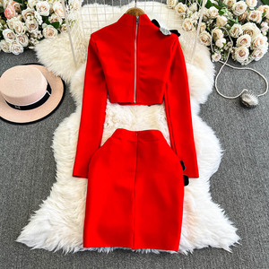 <span class=keywords><strong>ชุด</strong></span><span class=keywords><strong>เด</strong></span><span class=keywords><strong>รส</strong></span>แฟชั่นสไตล์ยุโรปและสหรัฐแบบใหม่ชุดกระโปรงสั้นทรงสลิมฟิตคอสูงของผู้หญิงไซส์ <span class=keywords><strong>M</strong></span> L XL สไตล์ยุโรปและ US - Product Image 4