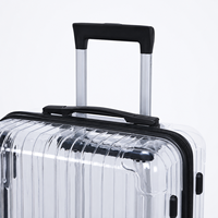 Maleta Transparente, Ligera, de Cabina, Rígida, para Viaje
