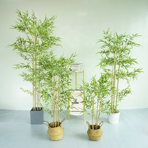 Vente en gros Nouveauté Arbres à feuilles persistantes en plastique doré ornementaux peu coûteux Plante artificielle en <span class=keywords><strong>pot</strong></span> - Product Image 6