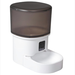 Distributore Automatico di Cibo per Cani e Gatti in Plastica Resistente con Controllo WiFi, Capacità 4L, Design Impermeabile, Alimentazione Remota tramite App - Product Image 1