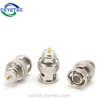 Conector macho BNC para soldadura, para antena de TV RG58