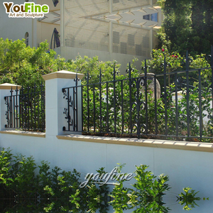 Valla ornamental para exterior, valla de hierro forjado Victoriano de alta calidad, precio barato - Product Image 6