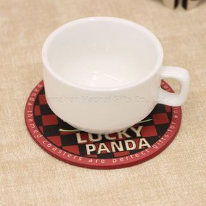 Cute Cartoon Double Sided UV Printing Coasters PU Leather <b>Waterproof</b> Cup Coaster Insulated Dining Mat Heat Resistant Home Table - Product Image 3
