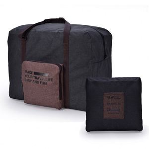Bolsa de Viaje de Lona Oxford Impermeable, Expandible, Ligera y Plegable, con Diseño de Letras de Moda, Gran Capacidad, Venta al por Mayor - Product Image 2