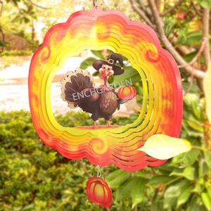 Venta al por Mayor de EnchGarden, Molinillos de Viento Metálicos 3D, Adornos de Jardín, Molino de Viento Colorido, Decoración para Jardín, Patio y Exteriores, Turquía - Product Image 5