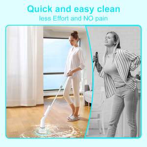 DB IAGREEA แปรงทำความสะอาดไร้สาย 6 หัวเปลี่ยนได้ IPX6 เครื่องขัดพื้นด้ามยาวกันน้ำ - Product Image 5