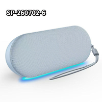 Altavoz con Luz RGB de 20W SU-1635, Altavoz Portátil de Tela, Altavoz para Fiestas al Aire Libre