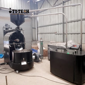 Tostador de granos de café Garanti usado para el hogar, motor de escape de gas, 500gr, 2kg, 5kg, 25kg, rodamiento de tostadores domésticos para panaderías, - Product Image 3