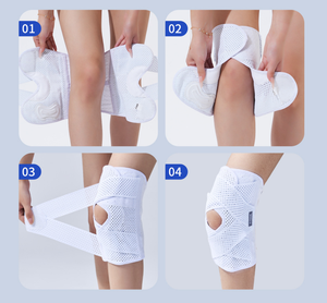 Genouillère de compression en Spandex la plus vendue 2026 avec tissu en maille respirante - Product Image 5