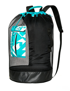 Custom Mesh <b>Drawstring</b> <b>Backpack</b> Large Capacity Diving Bag Waterproof PVC Bottom Dry Pocket Outdoor Beach Swimming <b>Backpack</b> - Product Image 6