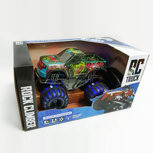 KS 2.4G RC Monster Truck Jouet pour enfants <span class=keywords><strong>Voiture</strong></span> radiocommandée à grande vitesse Hors route RC Racing Truck avec lumière clignotante - Product Image 3