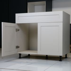 Meubles de cuisine en bois massif SANTOPOVA, les plus vendus, style shaker blanc/bleu, provenant de l'usine du Vietnam - Product Image 4