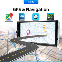 Universel 7 pouces Double Din Android autoradio Carplay GPS Navigation stéréo lecteur Audio WIFI FM USB RDS voiture système Myltimedia