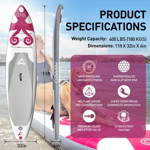 กระดานซัพแบบพองลมสำหรับทัวร์ริ่ง ขนาด 11 ฟุต ปี 2026 แนะนำเป็นอย่างยิ่ง ขนาด 350*81*<span class=keywords><strong>15</strong></span> ซม. พร้อมอุปกรณ์เสริม - Product Image 2