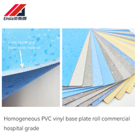 Revêtement de sol homogène en vinyle PVC mat imperméable 2m x 20m, résistant aux taches d'iodine, pour diagnostic en salle d'hôpital