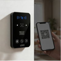 Lecteur de contrôle d'accès JINGXIN HTTP HTTPS MQTT avec sortie relais, bouton de commande d'entrée pour serrure électrique, lecteur de carte QR et accès cloud