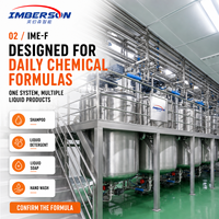 Système de production de détergent liquide industriel 6000L, machine de fabrication de savon liquide multi-produits pour usine à grande échelle