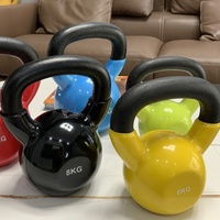 Chine personnalisé fitness vinyle kettlebell poids équipement de gymnastique poids libre kettlebell ensemble pour la musculation