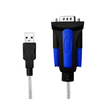 Cable USB a RS232, Cable serie RS232 DB9, blindaje de 9 pines, transmisión de datos de alta velocidad, escáner de impresora de ordenador de Chip Dual
