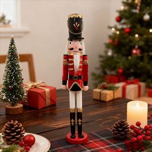 <span class=keywords><strong>Casse</strong></span>-noix soldat en bois Schima Superba de <span class=keywords><strong>60</strong></span> <span class=keywords><strong>cm</strong></span>, style minimaliste moderne, décoration de Noël, fournitures de fêtes, décorations pour la maison - Product Image 4