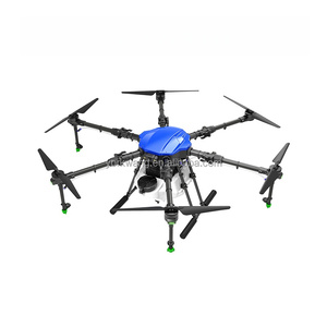 Dron Agrícola EFT E610P Azul Resistente para Pulverización y Siembra, Doble Función, Capacidad de 10 Litros - Product Image 1