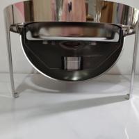 Edelstahl-Chafing-Dish mit 6L Fassungsvermögen, alkoholbetriebener Buffet-Wärmer für Catering und Gastronomie