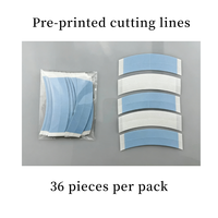 36 bandes/sac – Adhésif double face transparent en PU, imperméable, amovible, confortable et invisible pour la pose de prothèses capillaires