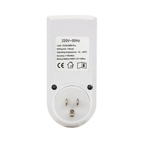 Enchufe Inteligente THA con Pantalla LCD Electrónica, Interruptor Temporizador Digital, Enchufe Temporizador de Cocina, Enchufe Programable con Control de Tiempo IP20