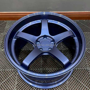 5X120 5X114.3 17 18 19 20นิ้วสีแดงจำลองสีรถ <span class=keywords><strong>Te37</strong></span>ปลอมแปลงสำหรับ BMW Audi Benz Porsche - Product Image 6