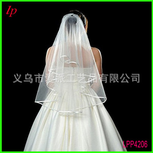 Velo de novia con banda y peineta LPP4207 para accesorios de despedida de soltera - Product Image 5