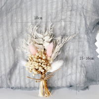 Set Buket Mini Bulu Ekor Kelinci Gypsophila Kering Alami untuk Dekorasi Pernikahan Rustic dan Hiasan Meja Rumah sebagai Hadiah
